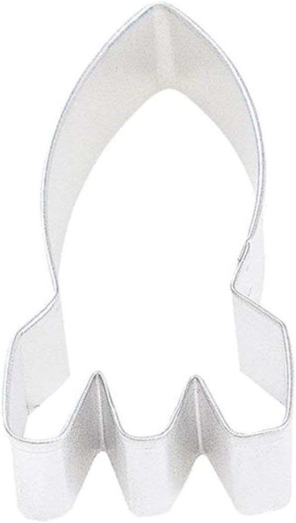 Space Party Rocket Shaped Cookie Cutter - 4 Inch