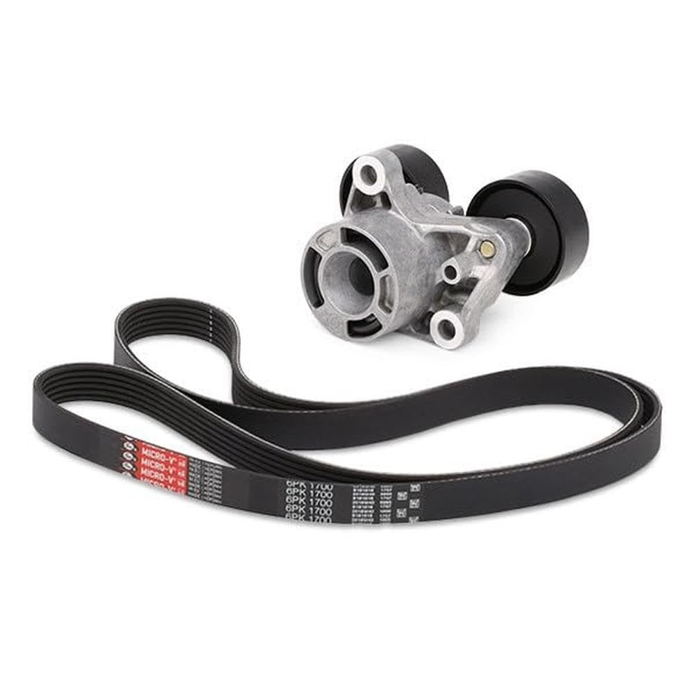 GATES K236PK1700 Keilrippenriemensatz 6-Rippenanzahl Gummi Kompatibel mit BMW 3 Touring E91 6PK1700 7884-22533 788422533