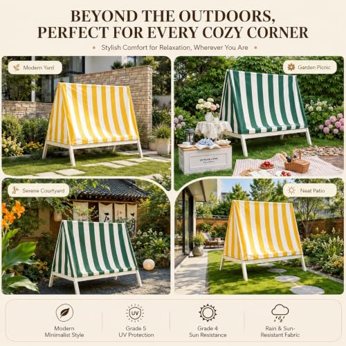 Funda para columpio de jardín Oxford grueso 182x139x170cm 7