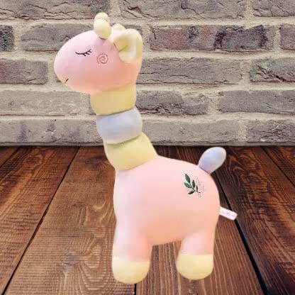 Crispy toys - Very Soft Plush Pink Lovely Standing Giraffe Soft Toy for Boys & Girls , Kids , Babies etc . 45cm