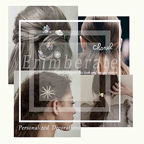 Erimberate FSE-039-2 Bohemian Crescent Moon Hair Clip Hollow Moon Hair Barrette Geometric Hair Pin Clips Half Moon Hairpin Silver Moon Headwear Metal Decorative Hair Accessories Jewelry thumb #5