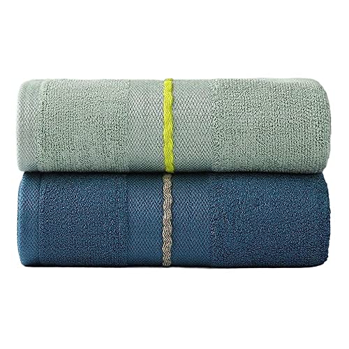 Toallas para el hogar absorbentes y de secado rápido, kit de 2 toallas para cara y pelo