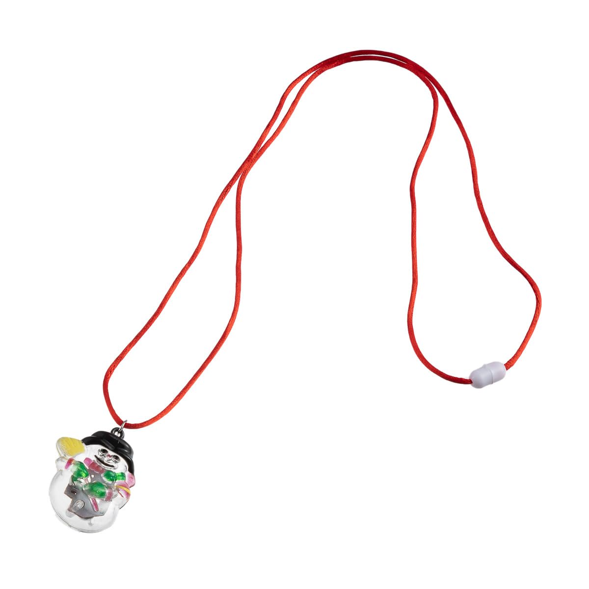 Cute Christmas Tree LED Lights Pendant Necklace for Women Santa Claus Snowflake Snowman Lights Up Glowing in The Dark Necklaces Fashion Xmas Party