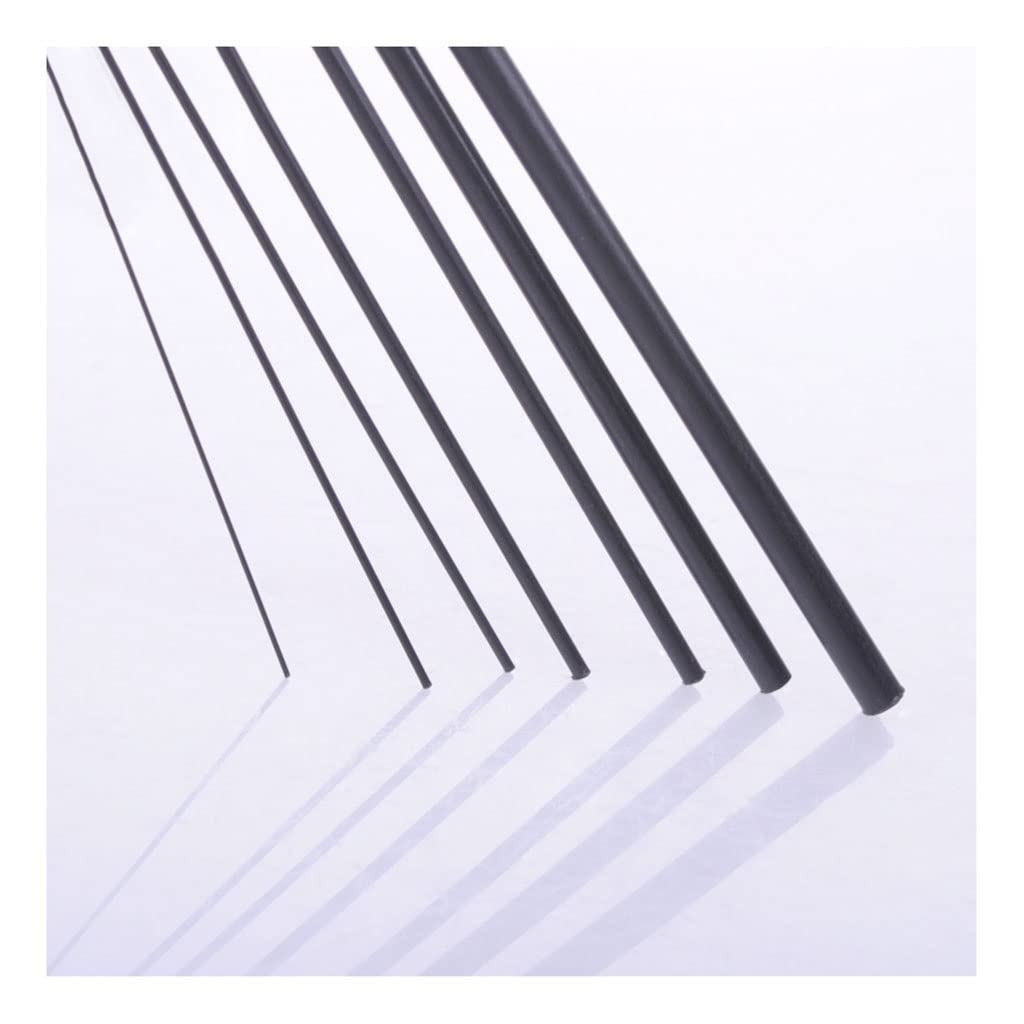 ACVACV 5pcs/lot Carbon Fiber Rods, For Diy Drone Aviation Model Aircraft(2.5x200mm)