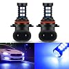 9005 9006 HB3 HB4 LED Bulbs 10000K Deep Blue H10 Xtreme Super Bright Fog Light or Daytime Running Driving Lights (DRL Lamps) High Power 3030SMD,Trucks, SUVs, Vans
