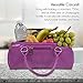 Wine Clutch Bag (Thermal Insulated) Trendy Women’s Carry Tote | Holds Red & White 750mL Bottles | Trendy Fashion | Incl. Portable Waiter-Style Corkscrew (Lavender Burmese)