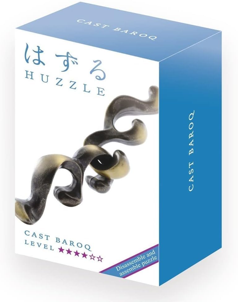 Huzzle Cast Baroq, Puzzle en métal, Désassembler et Assembler, Niveau 4 Étoiles