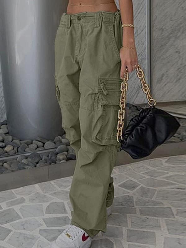EMMIOL Cargo Pants for Women Y2K Clothing High Waisted Travel Tactical Streetwear Casual Pants with Pockets4