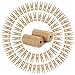 Produktbild Kany 100 Stück Wäscheklammern Holz + 200M Garten Kordel,Kleine Holzklammern Clothespins Holzwäscheklammern mit Natur Juteschnur für Fotos Garten, Fotowand und Scrapbooking