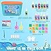 YHRK Magic Water Elf Toy Kit, 12 Colors Water Fairy Water Gel Kit, 60ml Water Elf Set with 18 Shape Molds, Handmade Water Toy, Creative Magic Aqua Toys kit, Children's DIY Aqua Marine Life(12 Colors)