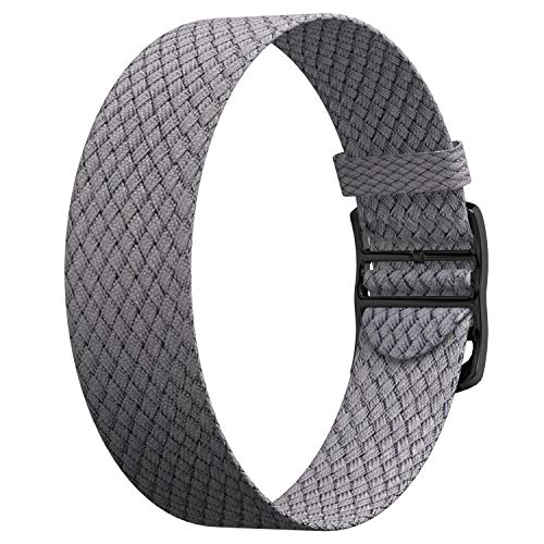 OLLREAR Nylon Correa Reloj Lienzo Correa Relojes del ejército - 10 Colors & 5 Sizes 22mm Gris Cover