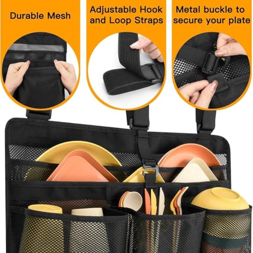 Bolsa para Secar Platos para Camping, Rejilla para Secar Platos para RV, Remolques de Viaje, Ahorra Espacio para Cocina de Camping miniatura 3