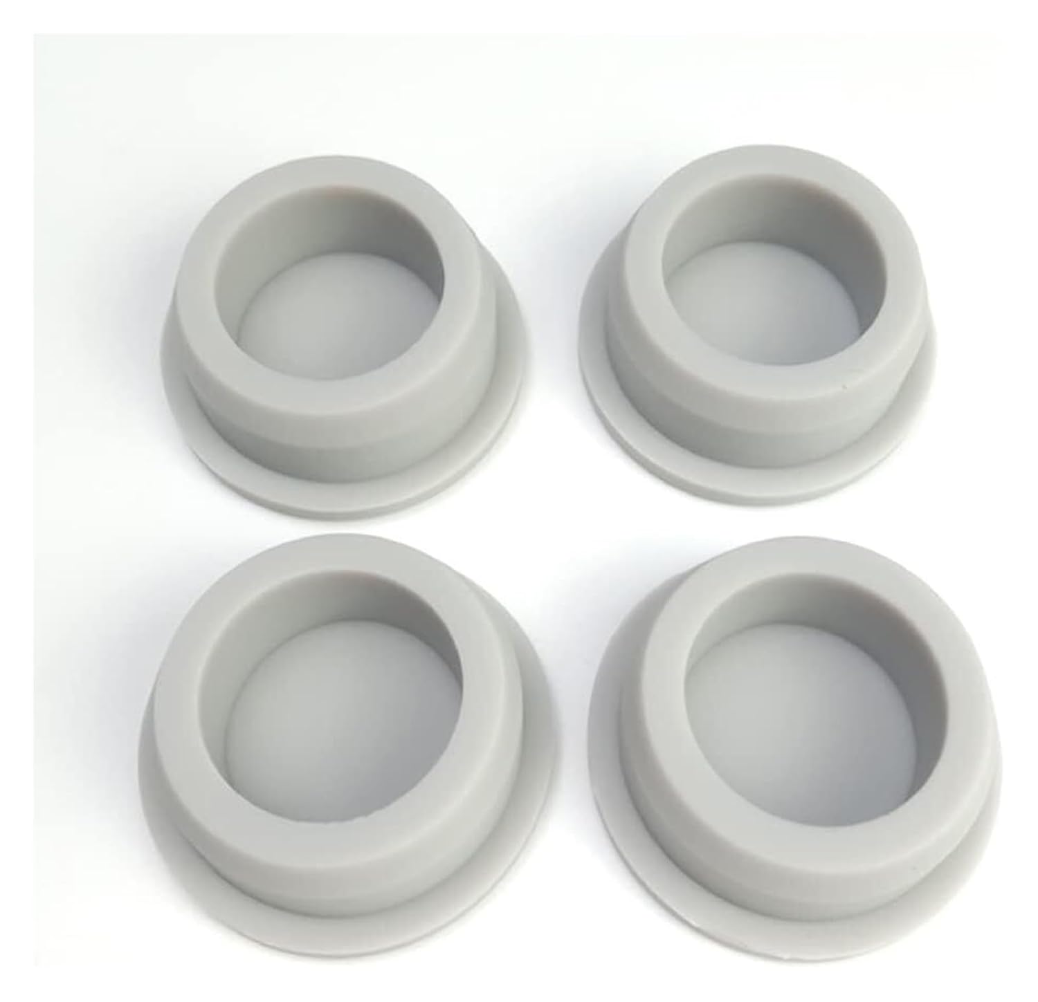 Pipe Plug,Rubber Blanking Plug, 6pcs/Set Gray Hose Blanking End Cap 13mm-48mm Inserts Seal Plug Bung Hole Stopper(15.5mm)