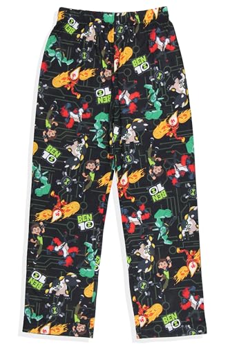 Ben 10 Boys' Cartoon Omnitrix Characters Aliens Tossed Print Sleep Pajama Pants2