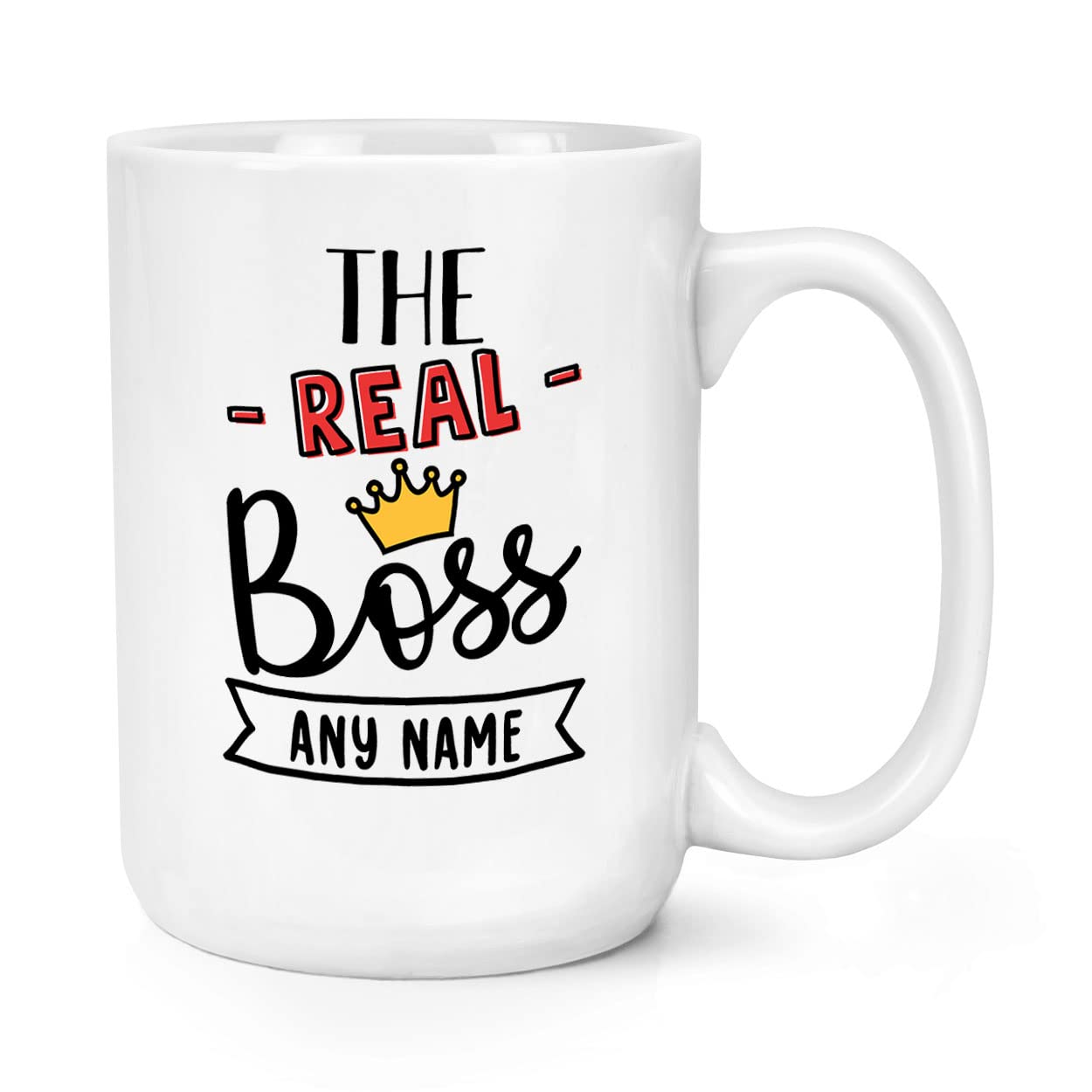Gift Base – Tazza Grande In Ceramica Personalizzabile Con Nome, 470 Ml, Bianca, Stampata Su Entrambi I Lati - 4