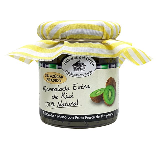 Mermelada Artesana de Kiwi Sin Azúcar Corazón Extremeño