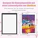 SPOKKI 4 Pack Diamond Painting Rahmen, Schwarz Diamond Painting Bilderrahmen 30x40, Diamond Painting Zubehör Magnet Bilderrahmen für Diamant Painting Bilder (Innenmaß 25x35cm)