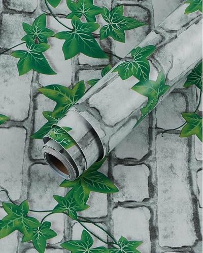 Image of Classics Pattern Peel and Stick Home Wallpaper, PVC Self Adhesive Wall Decor Wallpaper for Living Room, Hall, Restaurant (300 cm x 45 cm) (Floral & Botanical)