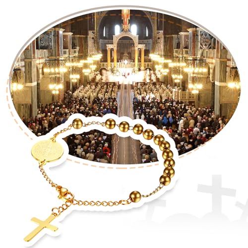 Bracelet chrétien de qualité supérieure orné de perles