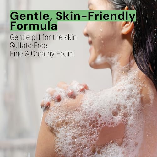 Image of Panier des Sens Sweet Almond Body Wash, French Shower Gel, 6.8 fl oz | Vegan Body Wash | 96% Natural-Origin Ingredients | Gentle Daily Cleansing | Long-Lasting Fragrance | Soft Skin Feel