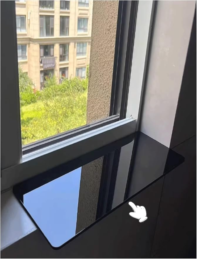Solución de almacenamiento versátil de 30 x 15 cm para ventanas