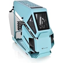 Thermaltake AH T200 Temperli Cam Mikro Kasa Turkuaz Bask