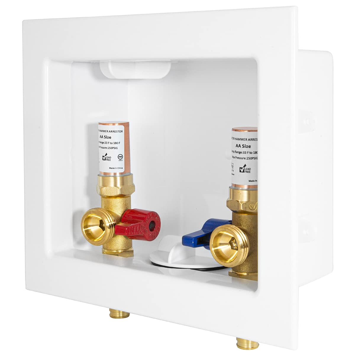 Buy EFIELD Washing Machine Outlet Box with Center Drain with Brass 1/4