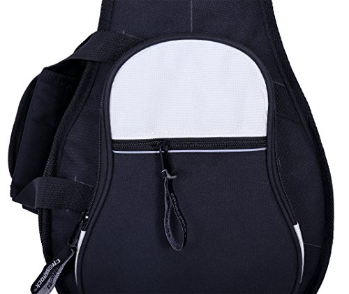 Image of Crossrock A-Style Mandolin Gig Bag with 10mm Padding, Backpack Straps in Silk Grey (CRSG106MASG)
