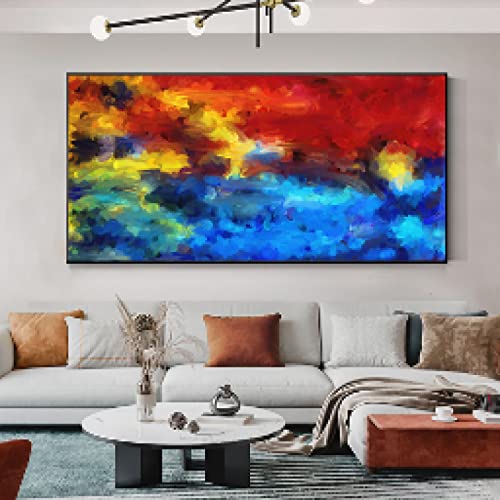 Impression toile moderne art abstrait aux couleurs éclatantes - 4