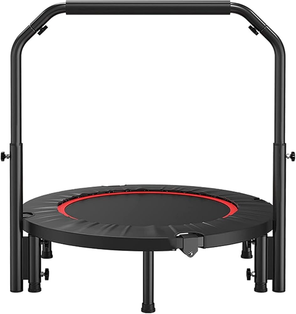 Regulowany uchwyt piankowy mini składany wewnątrz i na zewnątrz Fitness Rebounder Maksymalne obciążenie 150 kg Idealny do ćwiczeń i zabawnych treningów
