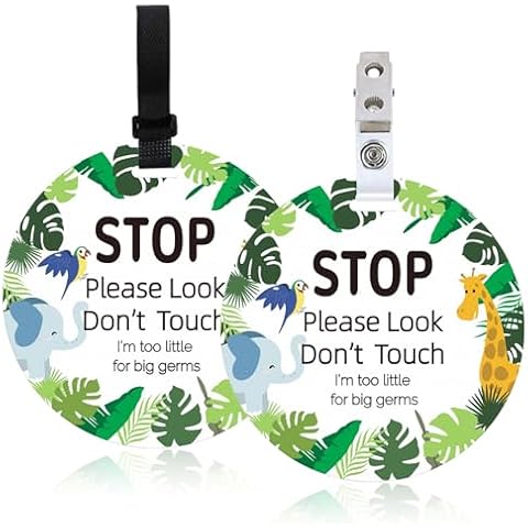 ORIGACH No Touch Baby Stroller Tag Set Cover