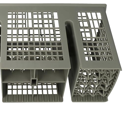 vhbw Besteckkorb kompatibel mit Bosch Integra Ltd SHU9952UC/12, SHU9955UC/12, SHU9956UC/12 Spülmaschinen - mit Griff, 6 Fächer