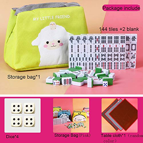 Set Mini Mahjong Chino 144 Fichas Verde 30MM miniatura 5