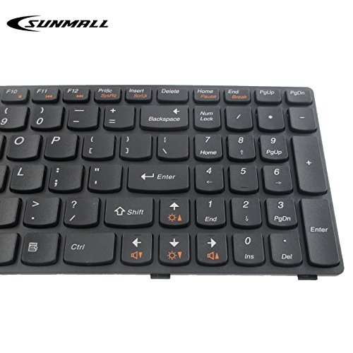 Sunmall New Keyboard Replacement With Frame For Ibm Lenovoideapad B570 Z565 Z560 570 Z575 Z560A Z560G G570 G575 G780 G770 V570A V570G Series Laptop/Notebook Black Us Layout #TOP5
