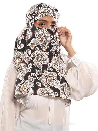 Image of Multipurpose Mask Cum Scarf for Women Cotton I Face Cover for Women I Sun Protection and Summer Wear Scarf