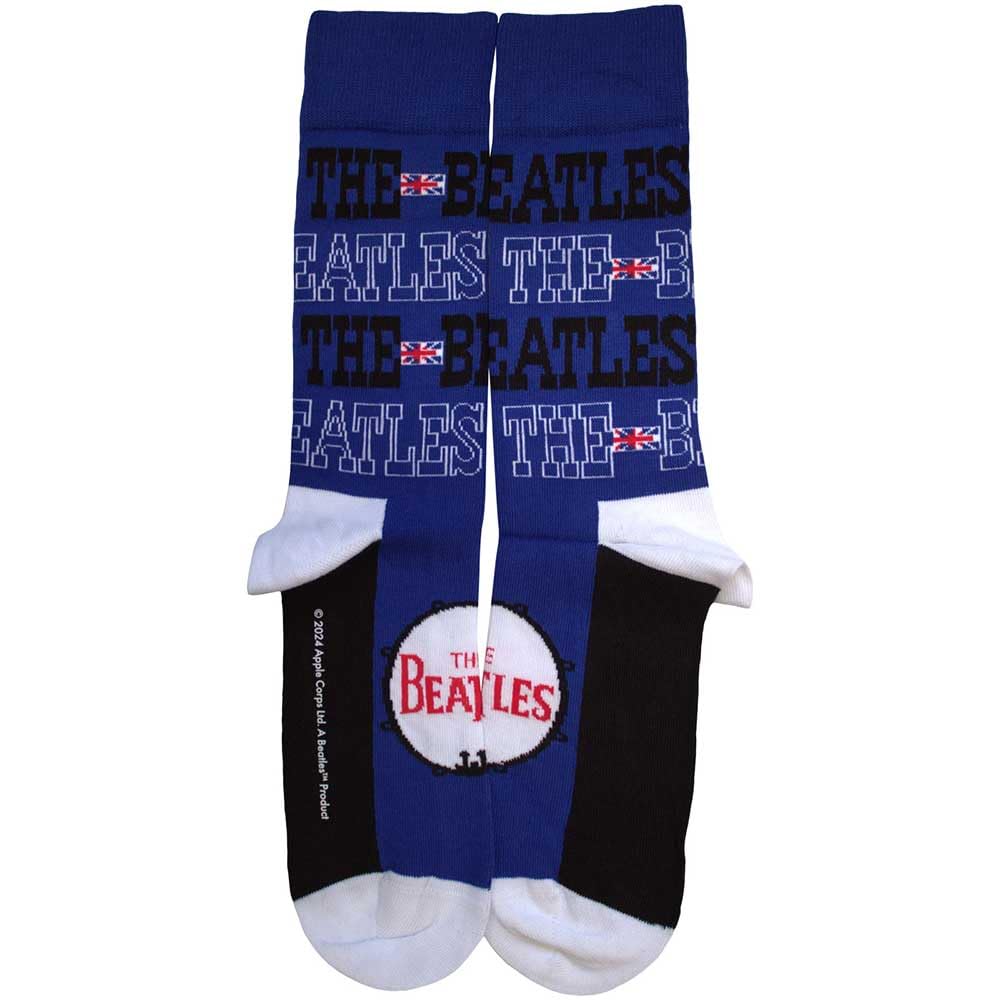 Rock Off officially licensed products The Beatles Budokan Poster & Drum Logo Ankle Socks One Size