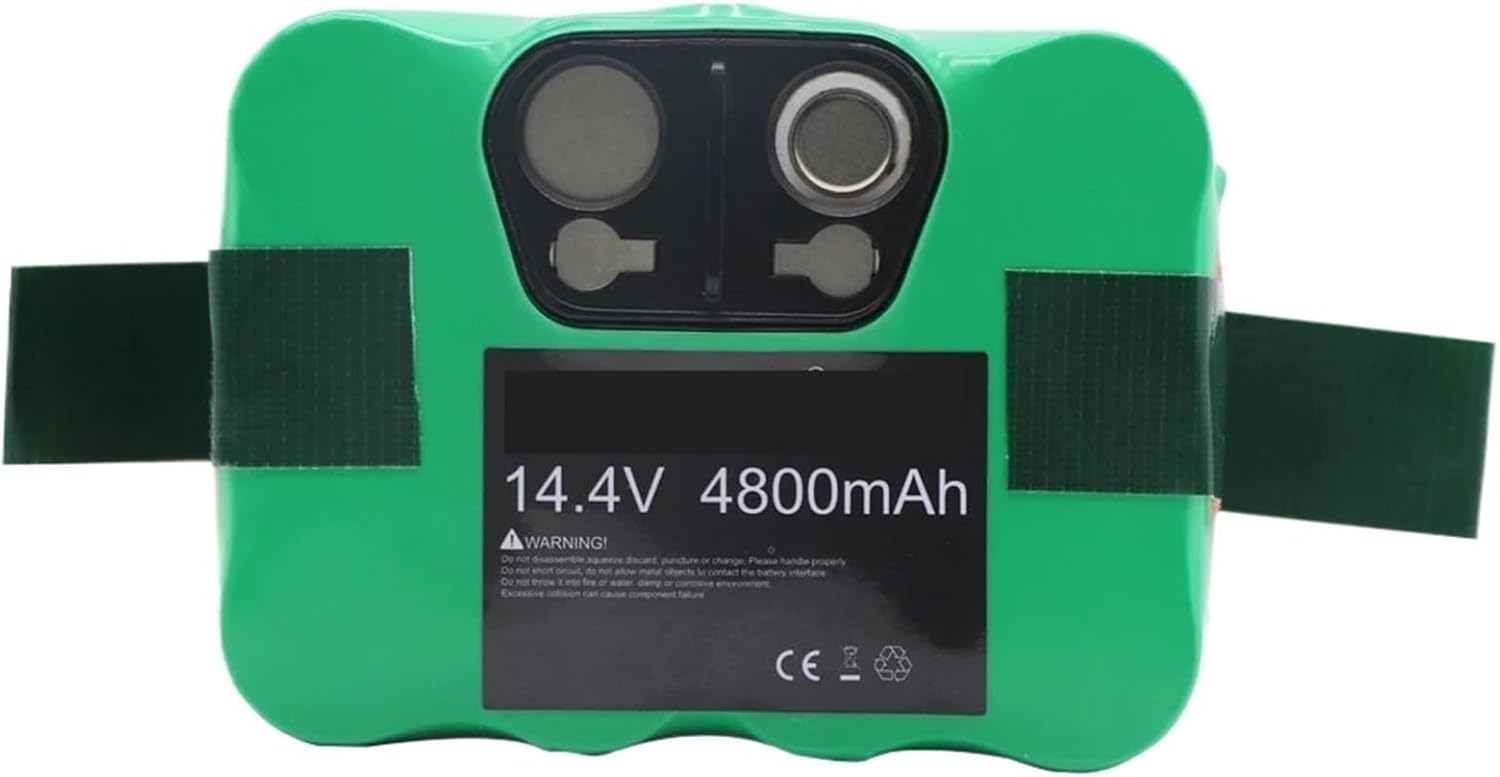14.4V Ni-MH Rechargeable Battery 3500mAh 4800mah Vacuum Cleaner Sweeping Robot，Compatible For Cleanna， KV8 XR210 XR510 XR210A XR210B XR510B XR510D(1PCS4800)