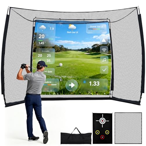 GYMMALL 10x8 FT Golf Hitting Net