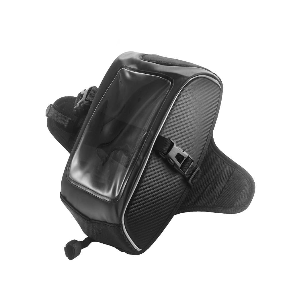 Sac de réservoir, support de téléphone pour Can-Am Ryker 600 900 Rally 2019-2023, rangement étanche 3 L avec fenêtre tactile, noir
