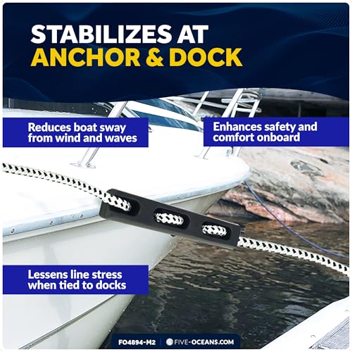 Amortisseur d'amarrage pour des nuits calmes à bord de votre bateau ou yacht au port