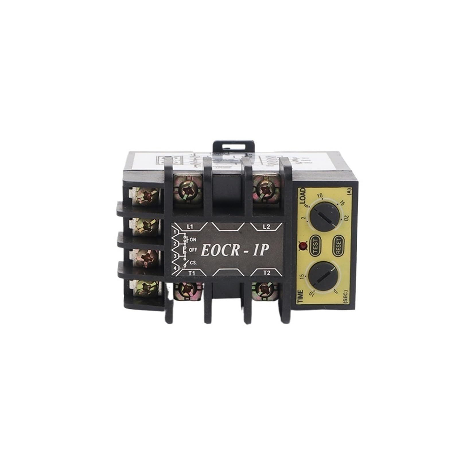Relés monofásicos, relé electrónico de sobrecorriente, Ajuste de Tiempo, Corriente Ajustable, protección térmica del Motor EOCR-1P (220 V, 2-20 A)
