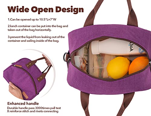 Kasibon Lunch Bag For Women Men Insulated Lunch Box Reusable Leakproof Soft Cooler Cooling Tote For Work School Picnic Beach, Freezable Lunch Bag With Adjustable Shoulder Strap For Kids/Adult #TOP3