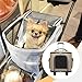 Cat Carrier Handbag Pet Rolling Carrier with Universal Wheels for Large Cats Puppy, Khaki