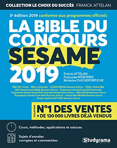 Télécharger La bible du concours Sésame Gratuit