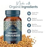 Ayurvediq Organic Fenugreek Capsules - 120 Vegan High Strength Fenugreek Powder Capsules for Lactating Mums, Hormonal & Blood Sugar Balance, Natural Supplements for Digestion - Image 5