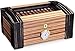Produktbild DREANNI Humidor Zigarrenkiste Zigarrenetui Humidor Zedernholz Double Layer Großes Fassungsvermögen Zigarrenbefeuchtung Etui Box Schrank 100Pcs Zigarren