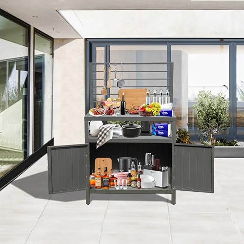 Domi Outdoor Kitchen Series, Modular Kitchen Island Counter with Whole