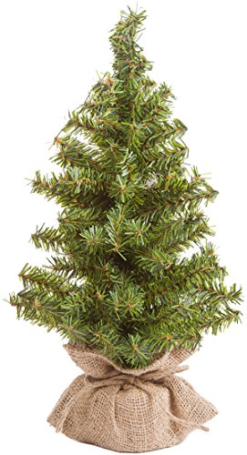 Canadian Tree with Burlap Base - 108 Tips - 15 inches (1 pack)