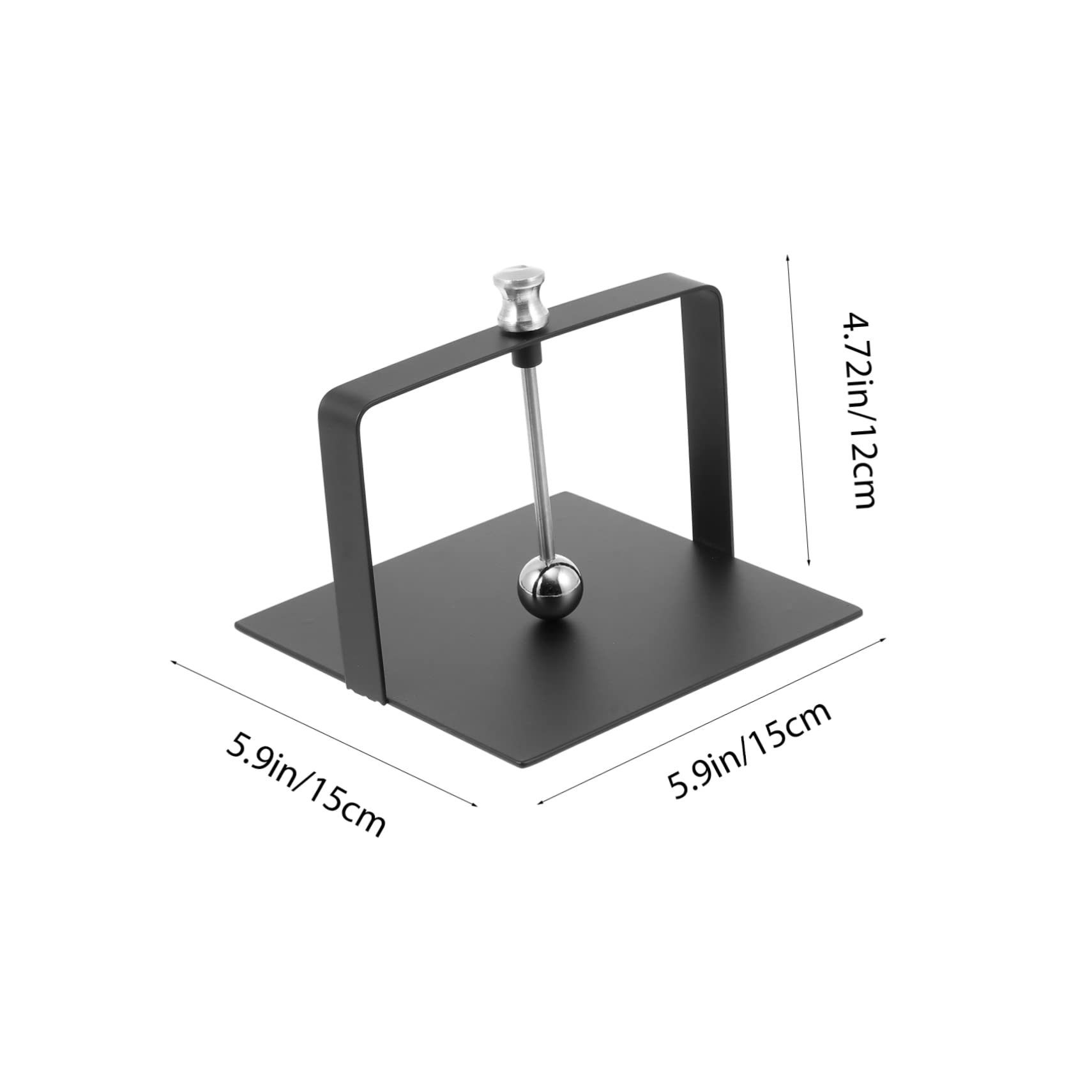 Portatovaglioli Design Minimalista Nero da Tavolo in Acciaio Inossidabile e Stile Elegante Supporto per Tovaglioli Freestanding Facile da Usare per Hotel e Cucina