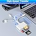 XD Card Reader, SD Card Reader for iPhone, 3-in-1 SD/TF/XD Card Adapter with Lightning/USB-C/USB-A for iPhone 16/15/14/13, iPad, PC, Android - Olympus xd Picture Card Reader Compatible, exFAT Support